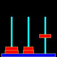 2D Towers of Hanoi